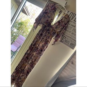 Love stitch kimono maxi dress